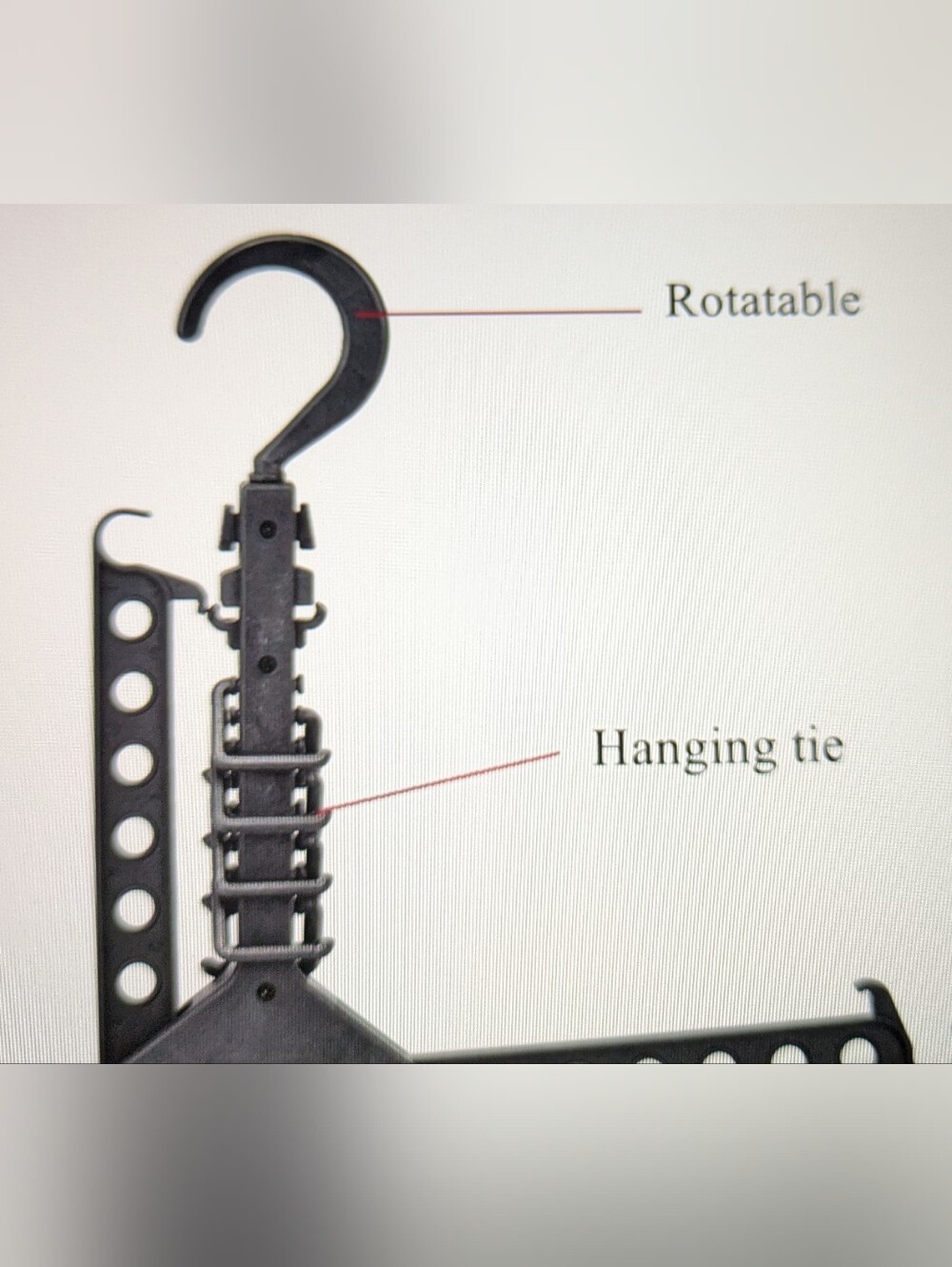 6 Pack Hook 'n Hang, Multi Use, Space-Saving Closet Hanger. 6 Pack - Picture 4 of 9